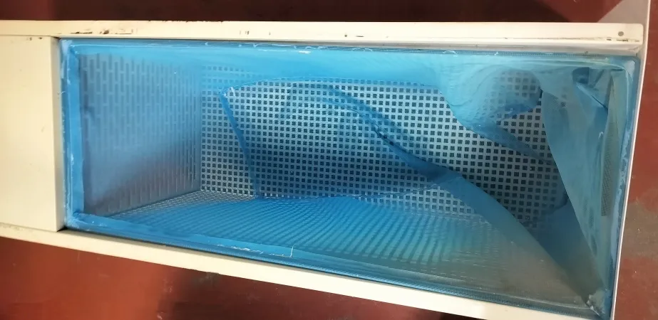 Cleaned and Certified Commercial Dryer Vent Lint Collection Filter